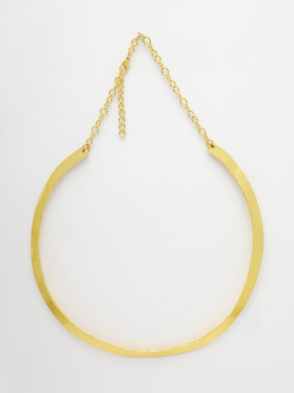 Women's gold plated choker Necklace