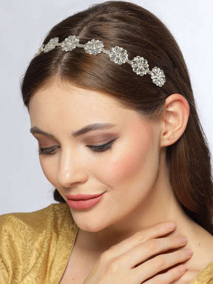 Women's Gold-Plated Traditional Trending Matha Patti