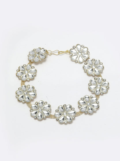 Women's Gold-Plated Traditional Trending Matha Patti