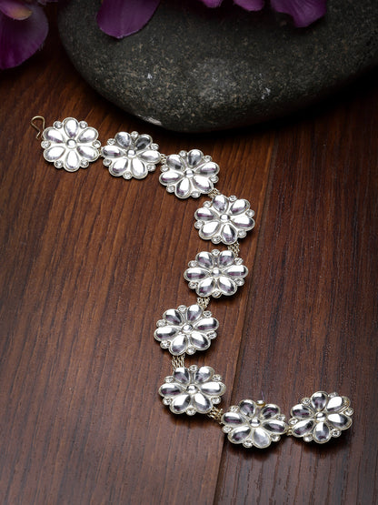 Women's Gold-Plated Traditional Trending Matha Patti