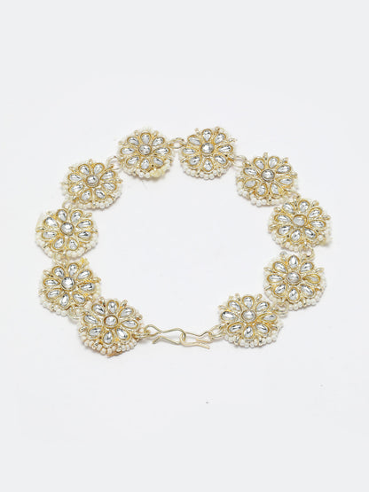 Women's Gold-Plated Traditional Trending Matha Patti