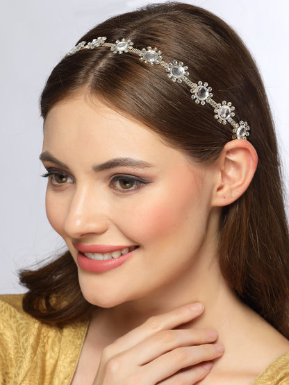 Women's Gold-Plated Traditional Trending Matha Patti