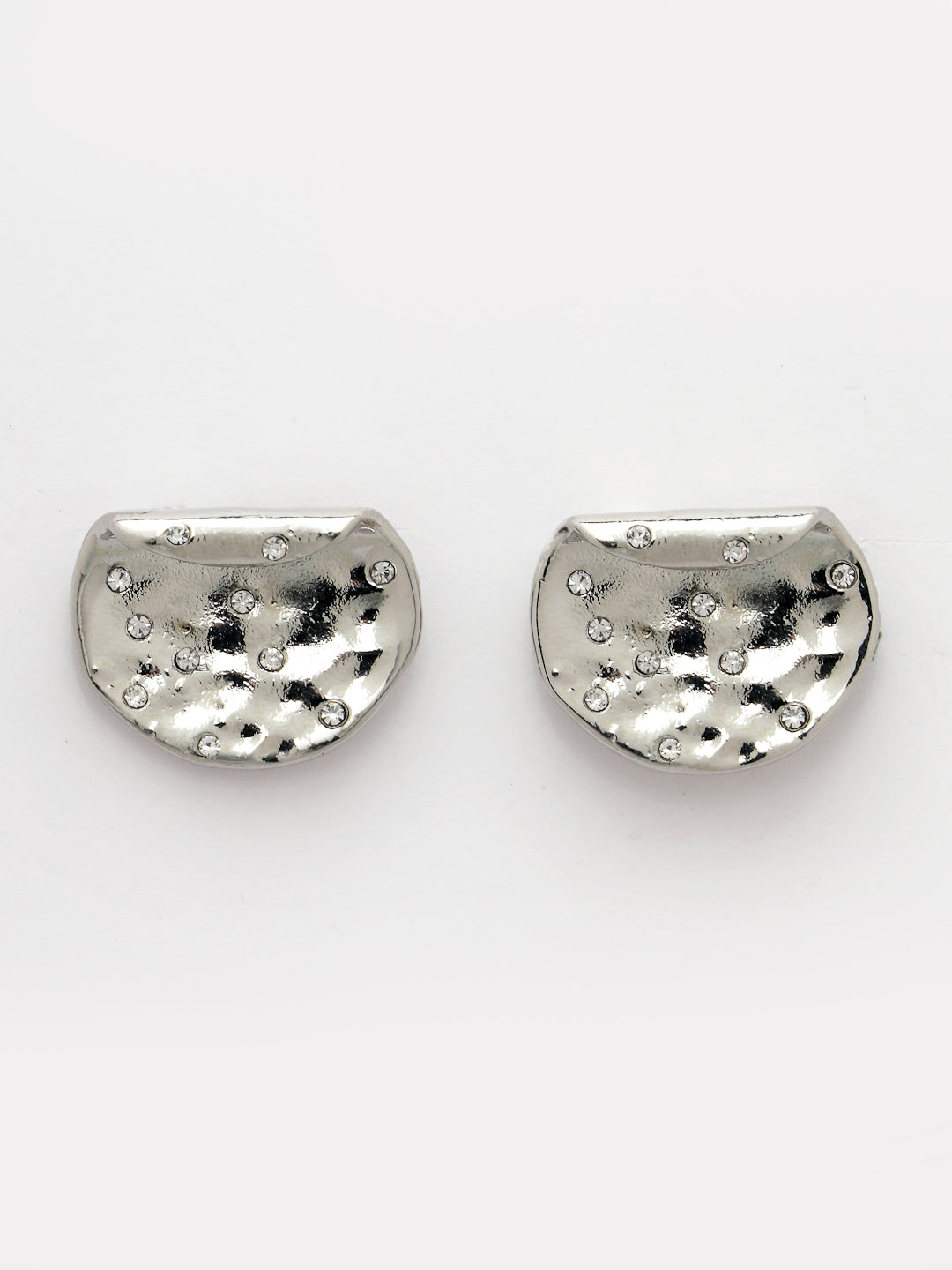 Women's Silver-Plated Contemporary Studs Earrings