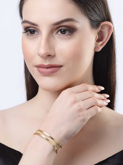Women's Gold-plated Western Cuff Bracelet