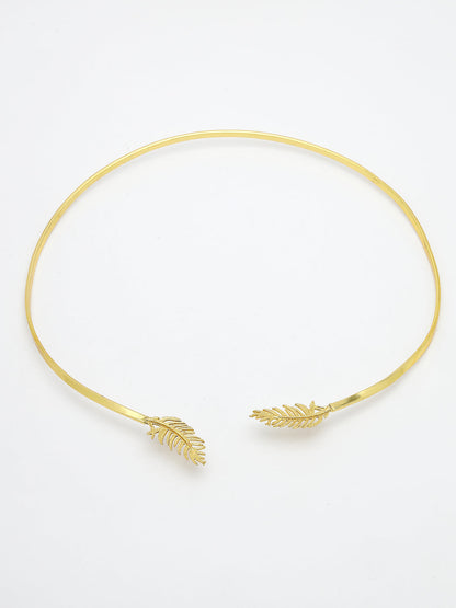Women's Gold-plated Circular Choker Necklace