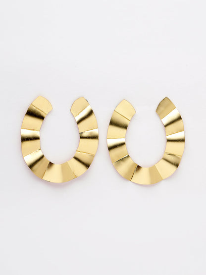 Women's Gold-plated Contemporary Drop Earrings