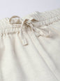 Women's Offwhite Rayon Flex Solid Wide Leg Palazzo