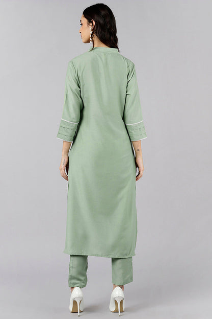 Women's Poly Silk Printed Kurta Pant Dupatta Set