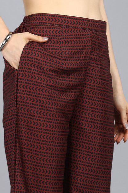 Women's Poly Crepe Printed Kurta Pants And Dupatta Set