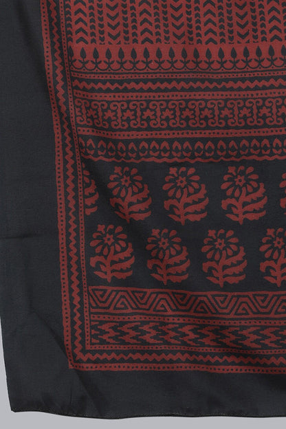 Women's Poly Crepe Printed Kurta Pants And Dupatta Set