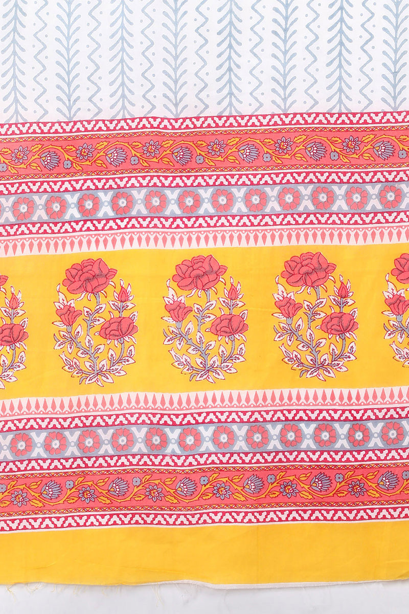 Women's Polyester Printed Kurta Pants Set