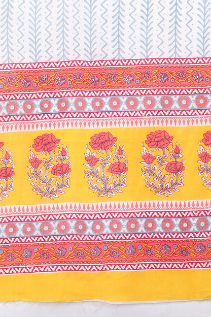 Women's Polyester Printed Kurta Pants Set