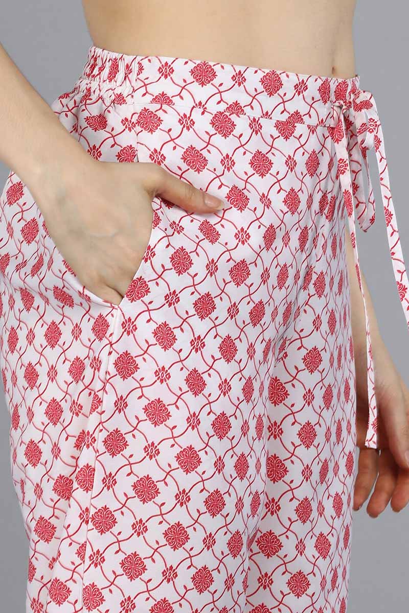 Women's Poly Crepe Printed Kurta Pant Dupatta Set