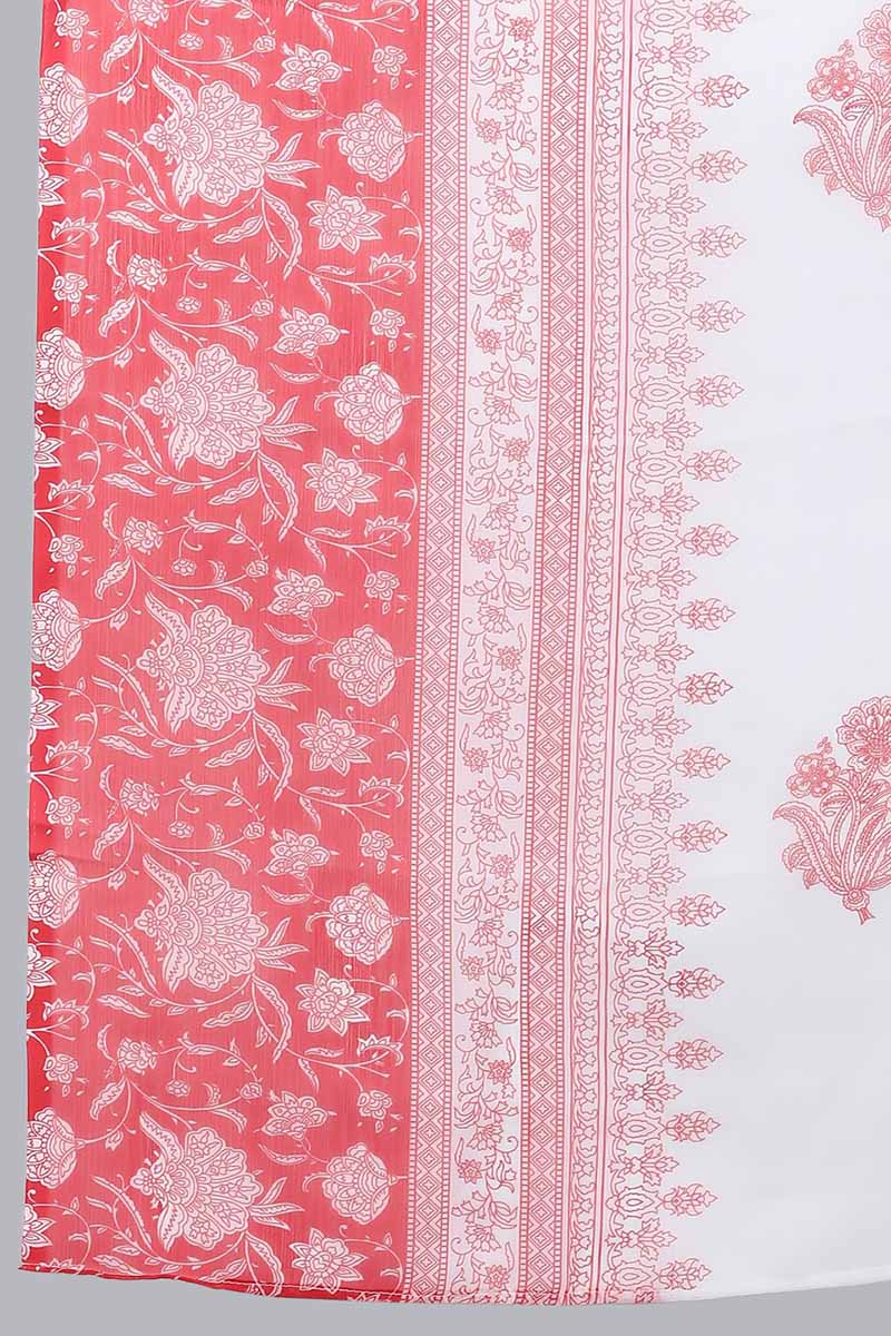 Women's Poly Crepe Printed Kurta Pant Dupatta Set