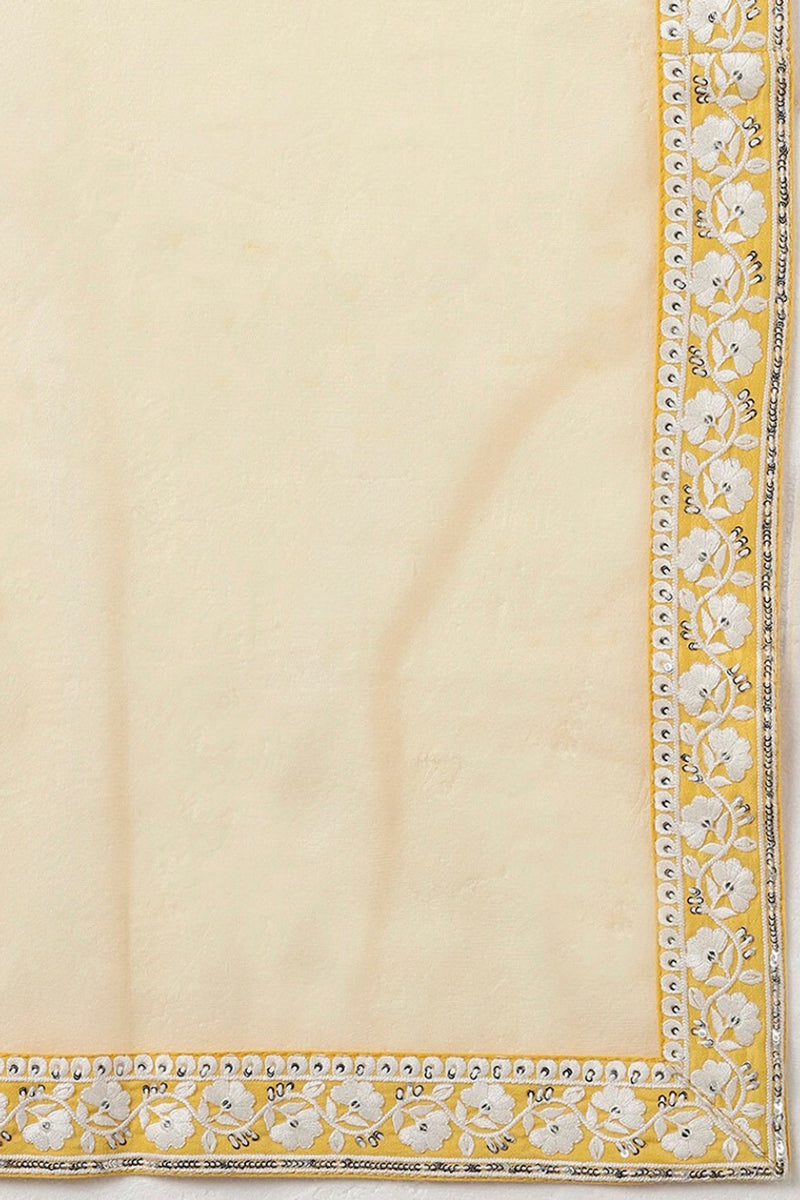 Women's Poly Silk Printed Kurta Pants Dupatta Set