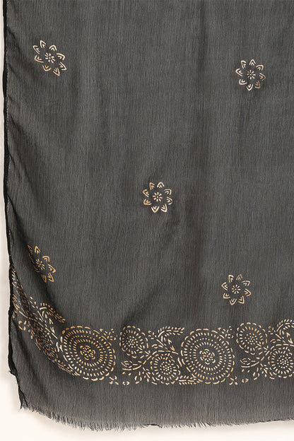 Women's Poly Silk Solid Kurta Pants With Dupatta Set