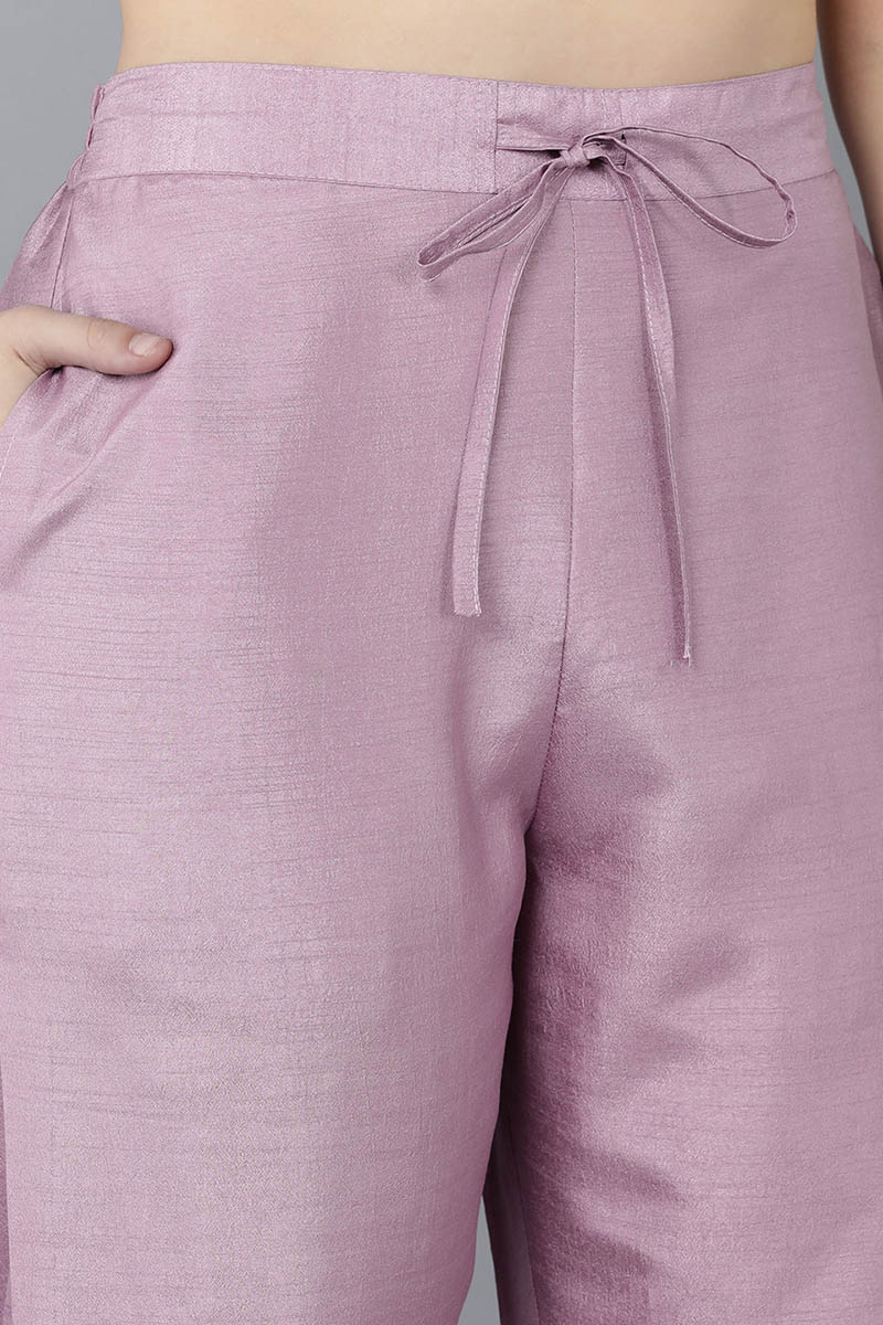 Women's Poly Silk Embroidered Kurta Pant With Dupatta