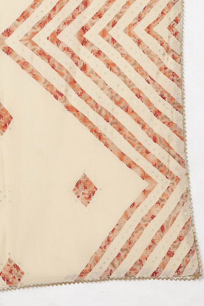 Women's Poly Silk Printed Kurta Pants With Dupatta