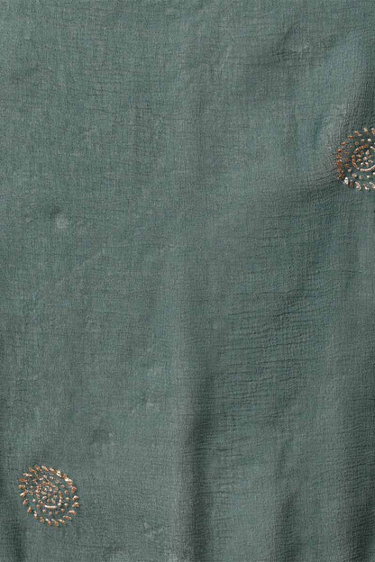 Women's Silk Blend Solid Kurta Pants With Dupatta