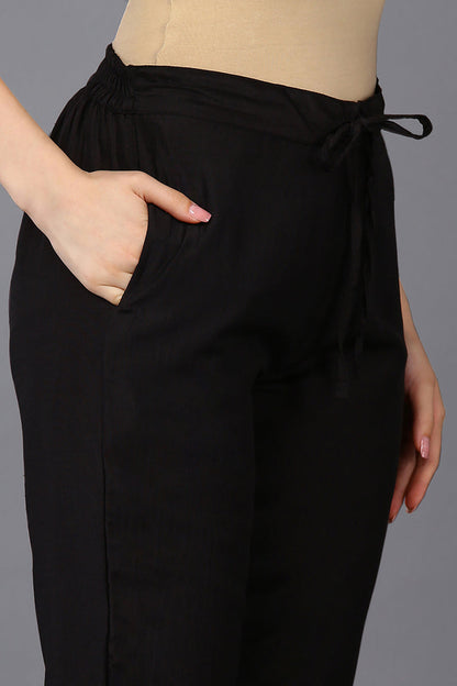 Women's Silk Blend Yoke Design Kurta Pant With Dupatta