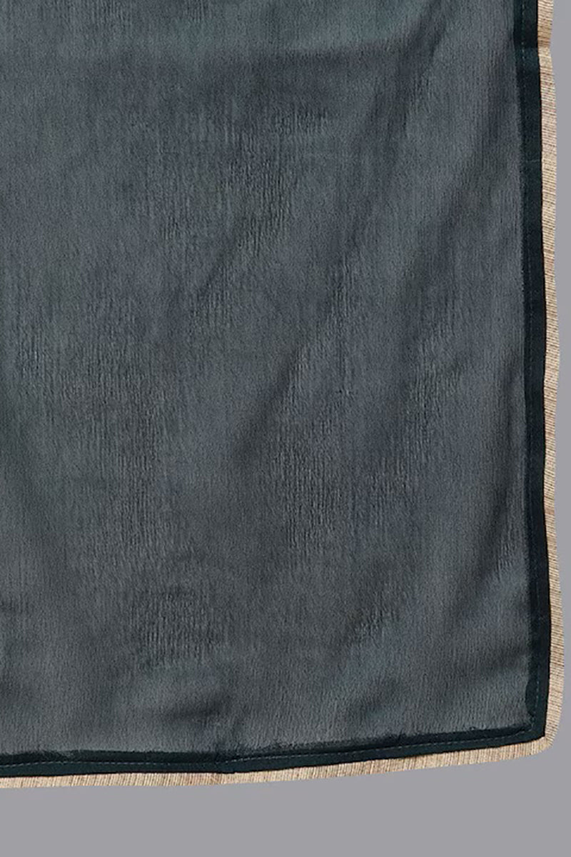 Women's Silk Blend Yoke Design Kurta Palazzos With Dupatta