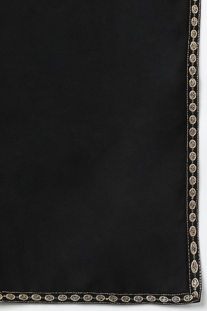 Women's Georgette Yoke Design Kurta Pant With Dupatta