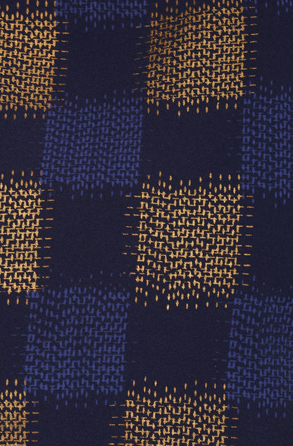 Women's Navy Blue Poly Crepe Top With Palazzo And Jacket