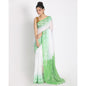Women's White Cotton Silk Jamdani Saree