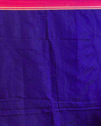Women's Pink Cotton Blend Handloom Saree