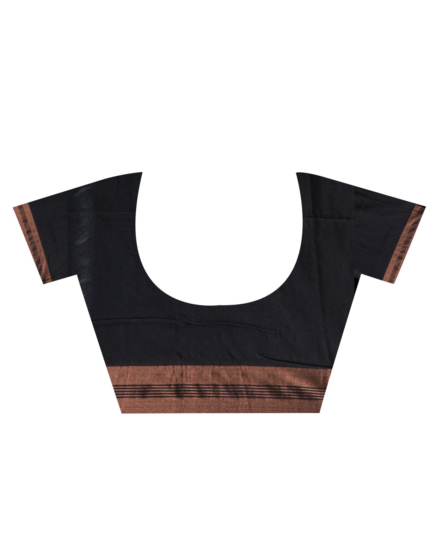 Women's Black Handloom Cotton Tangail Saree