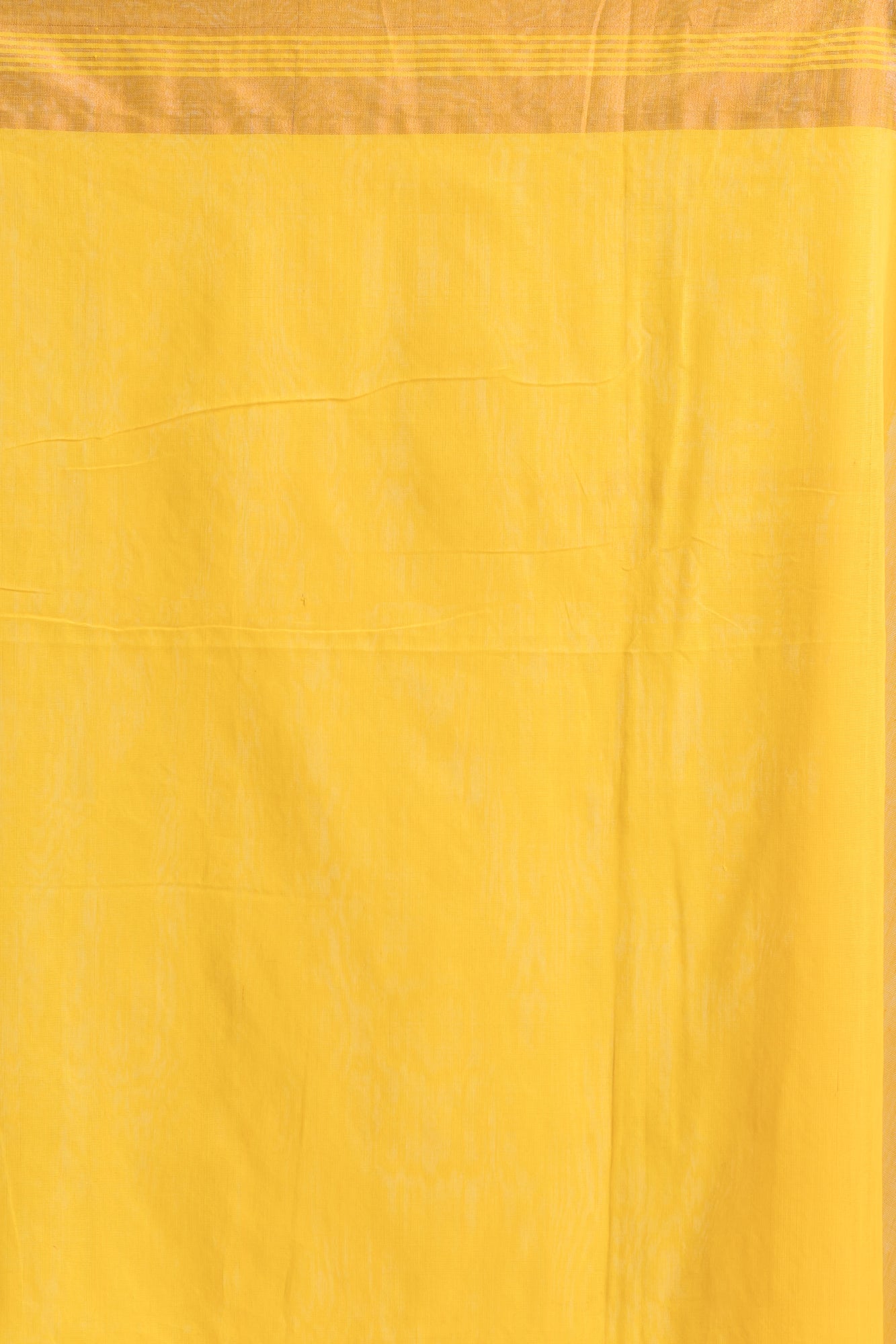 Women's Yellow Handloom Cotton Tangail Saree