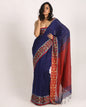 Women's Blue Handloom Handspun Cotton Saree