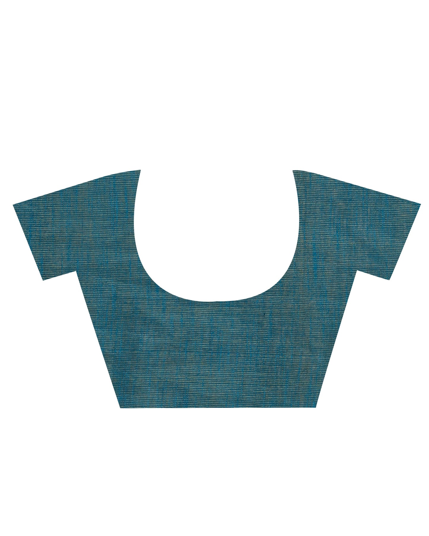 Women's Sky Blue Hand Woven Cotton Blend Tissue Saree