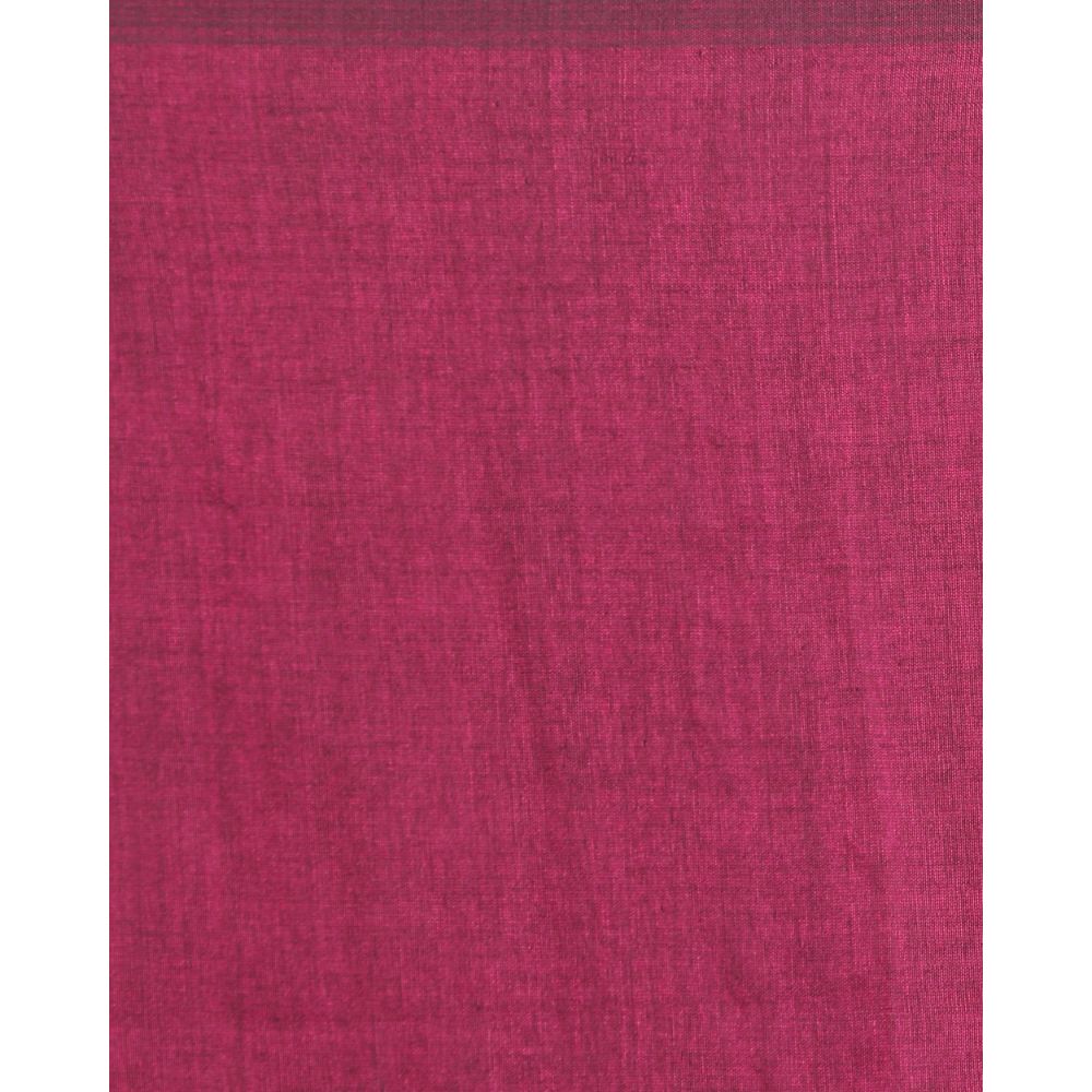 Women's Handspun Cotton Pink Handloom Saree