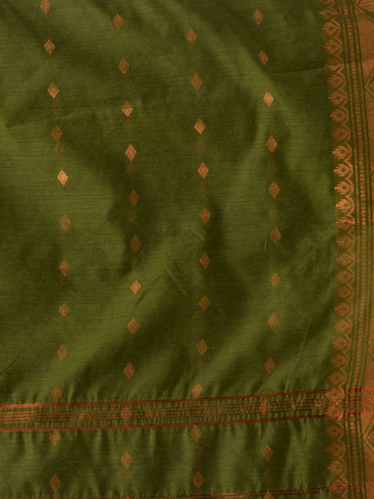 Women's Bengal Cotton Silk Handloom Saree Kohinoor Work With Blouse Piece