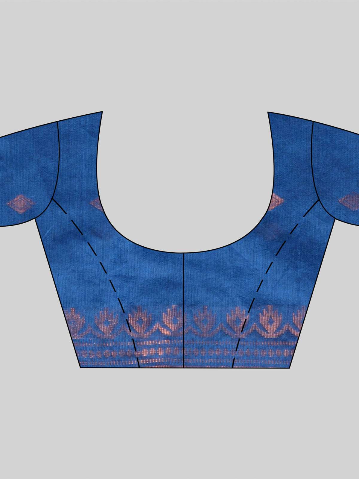 Women's Bengal Cotton Silk Handloom Saree Kohinoor Work With Blouse Piece