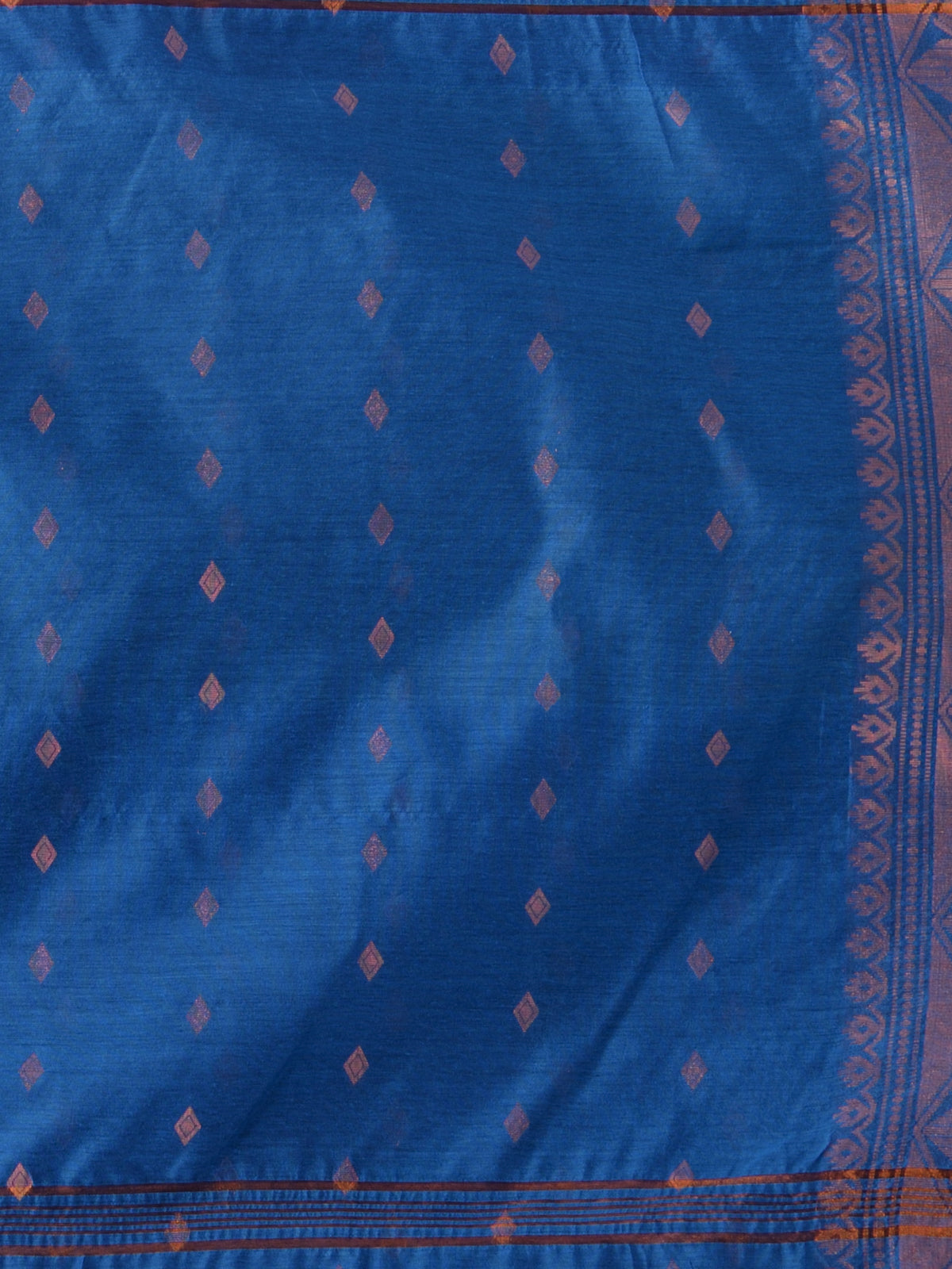 Women's Bengal Cotton Silk Handloom Saree Kohinoor Work With Blouse Piece