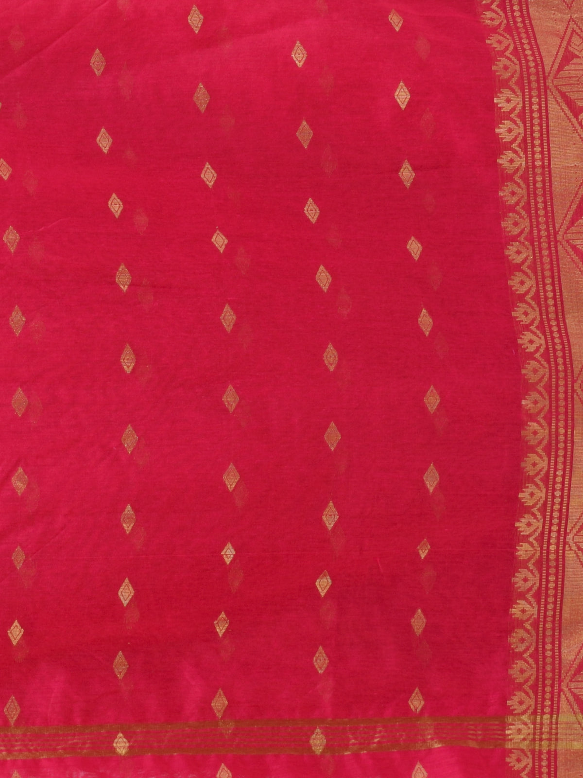 Women's Bengal Cotton Silk Handloom Saree Kohinoor Work With Blouse Piece