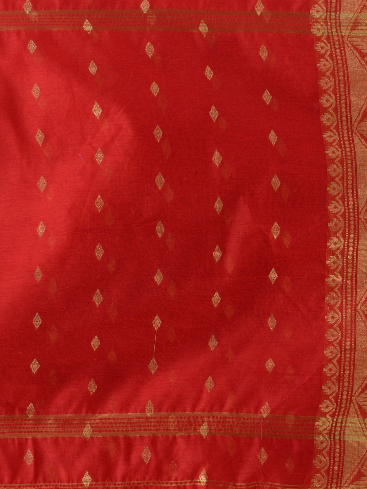 Women's Bengal Cotton Silk Handloom Saree Kohinoor Work With Blouse Piece