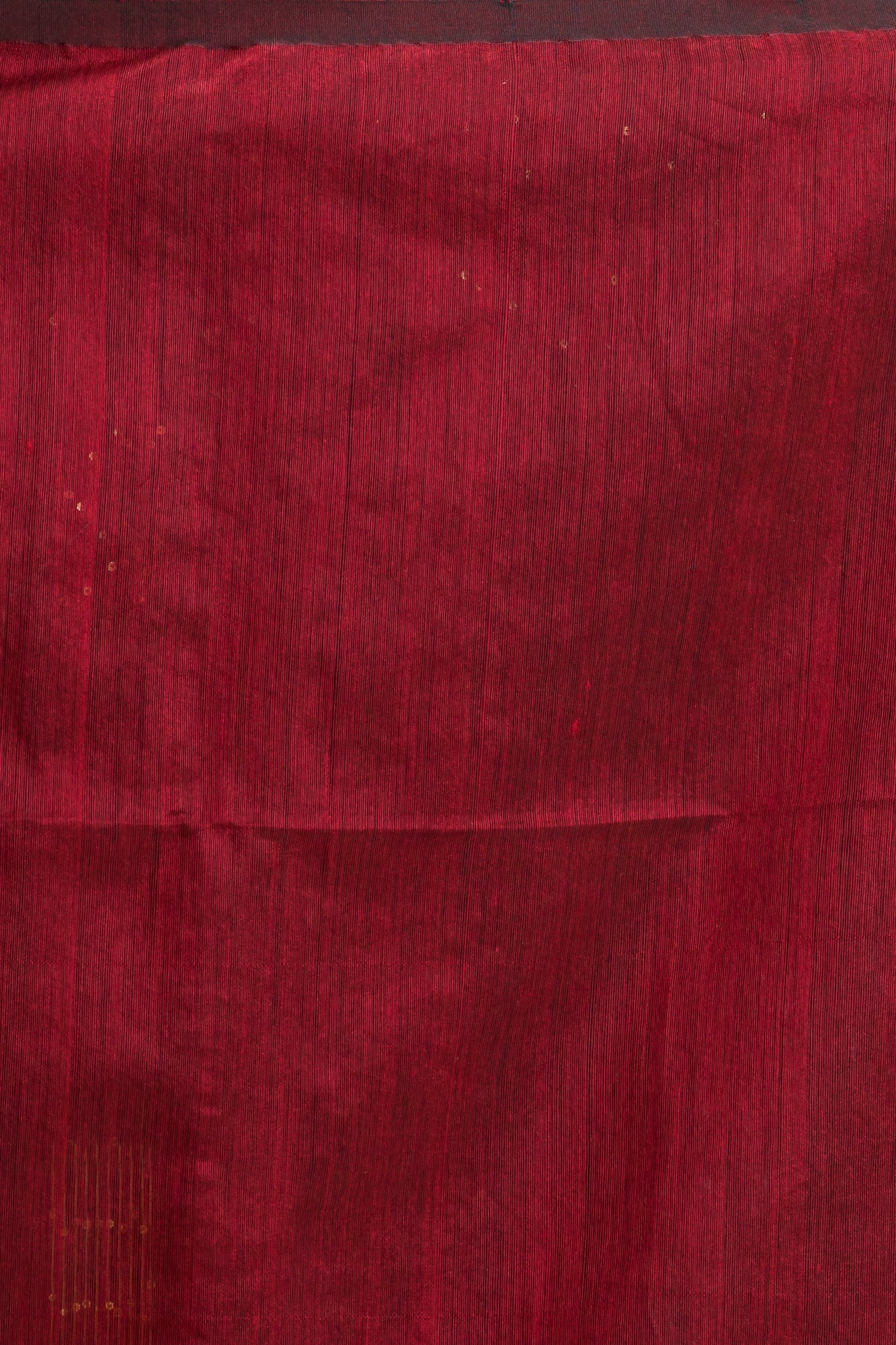 Women's Black Cotton Blend Handloom Saree
