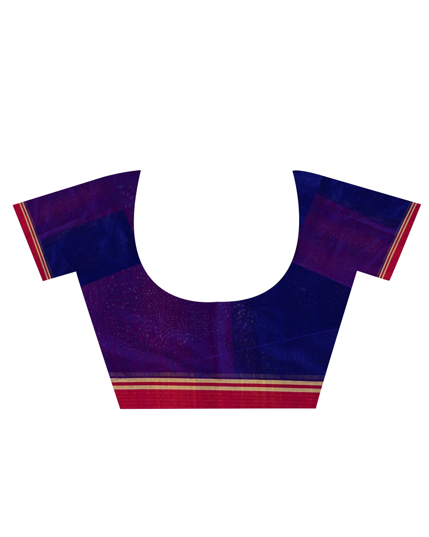 Women's Pink Cotton Blend Handloom Jamdani Saree
