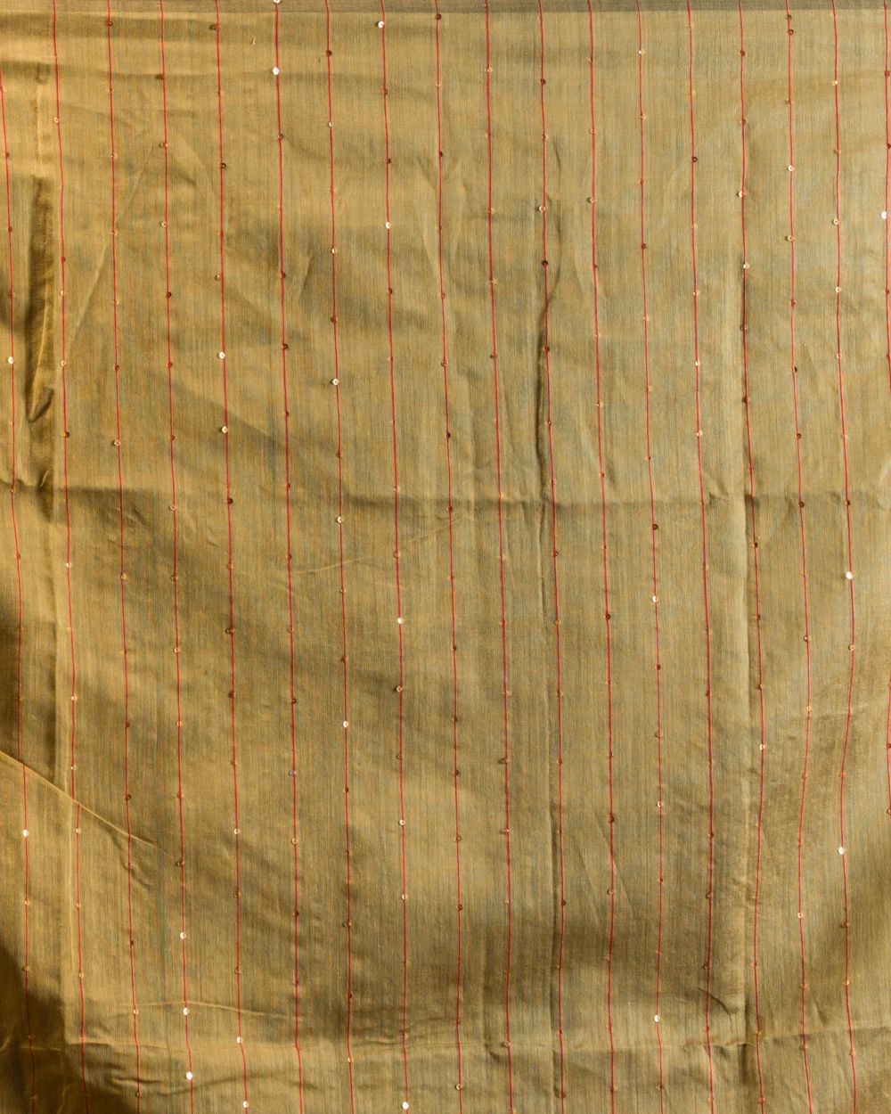 Women's Beige Cotton Blend Handloom Saree