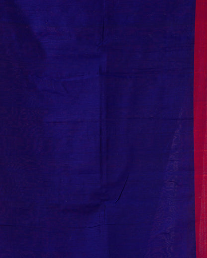 Women's Pink Cotton Blend Handloom Saree