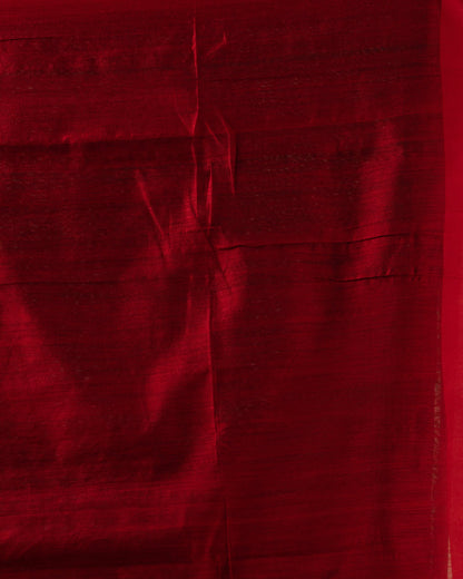 Women's Black Cotton Blend Handloom Jamdani Saree
