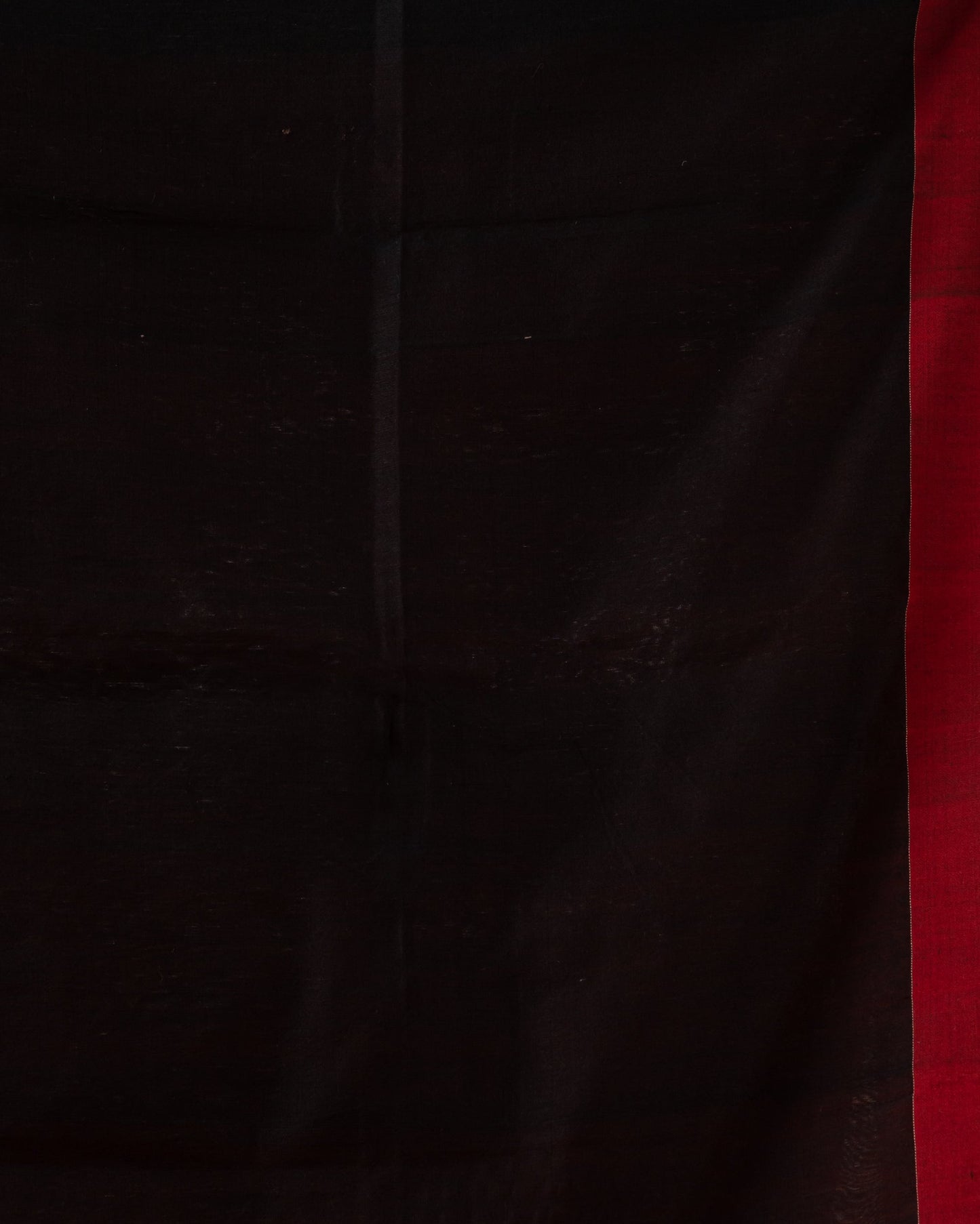 Women's Red Cotton Blend Handloom Jamdani Saree