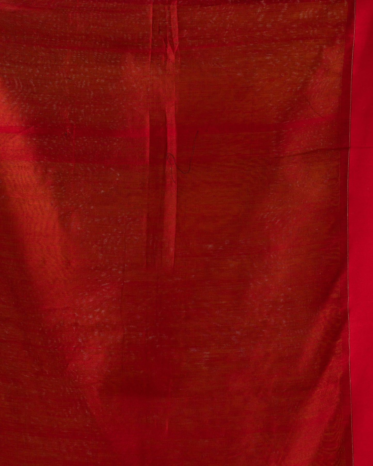 Women's Yellow Cotton Blend Handloom Jamdani Saree