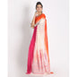 Women's Handspun Cotton White Handloom Tangail Saree