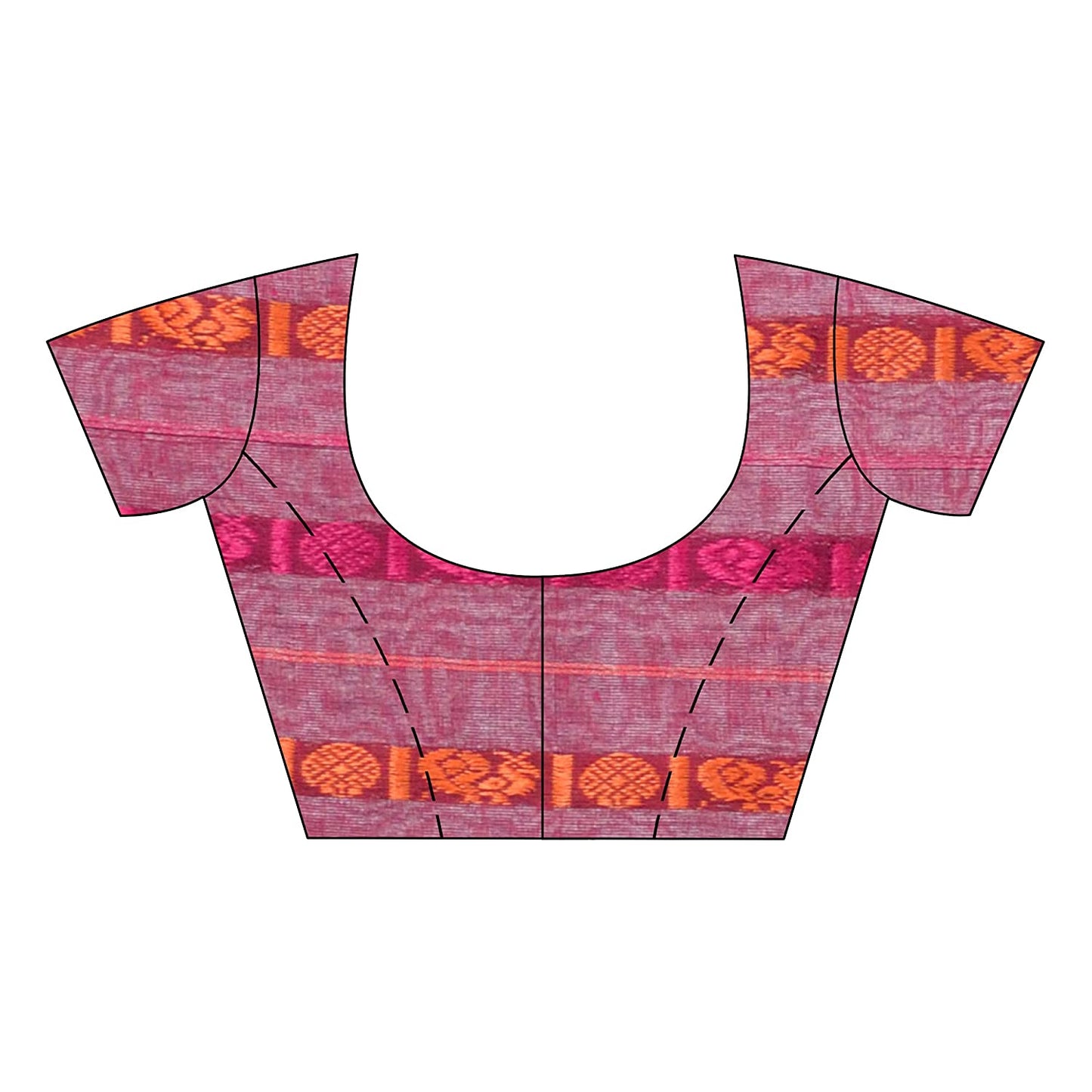 Women's Handwoven Blue Dhaniakhali Cotton Saree