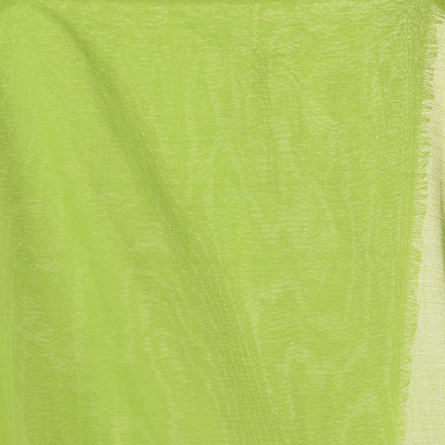 Women's Handspun Cotton Lemon Green Handloom Print Saree