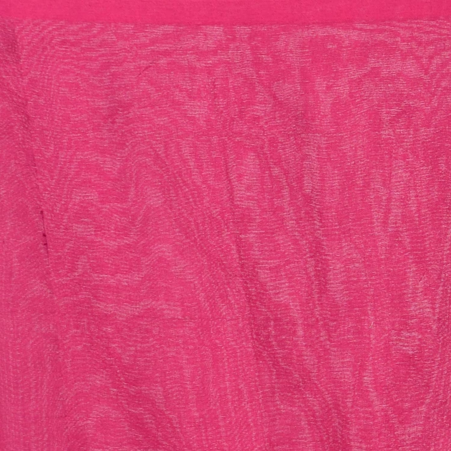 Women's Handspun Cotton Pink Handloom Print Saree